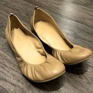 J.Crew Camel Ballet Flats